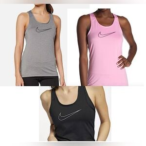 TRIO OF NIKE "VICTORY" DRI FIT ATHLETIC TANK TOPS, SIZE S
